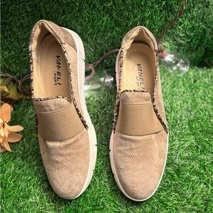 Vaneli Women's Beige Slip-On Shoes